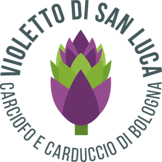 Logo dell'Associazione Violetto di San Luca, carciofo e carducci di Bologna